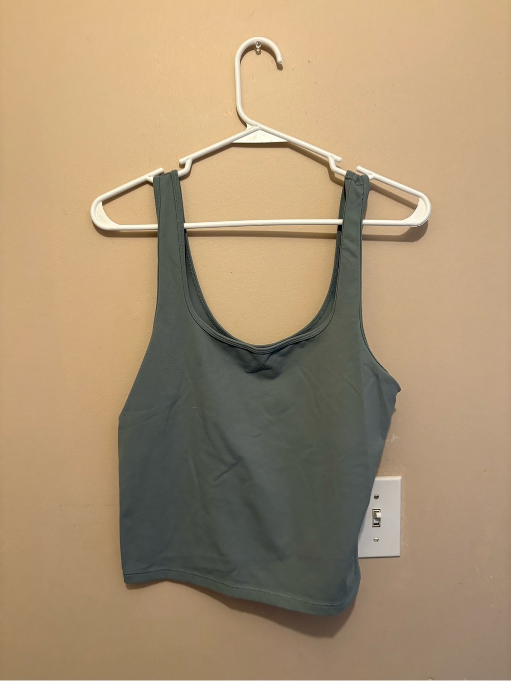 Abercrombie & Fitch Muted Sage Scoop Tank